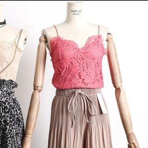 Pink camisole